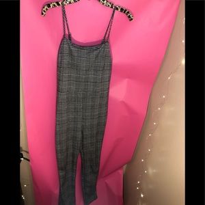 Plaid Jumpsuit
